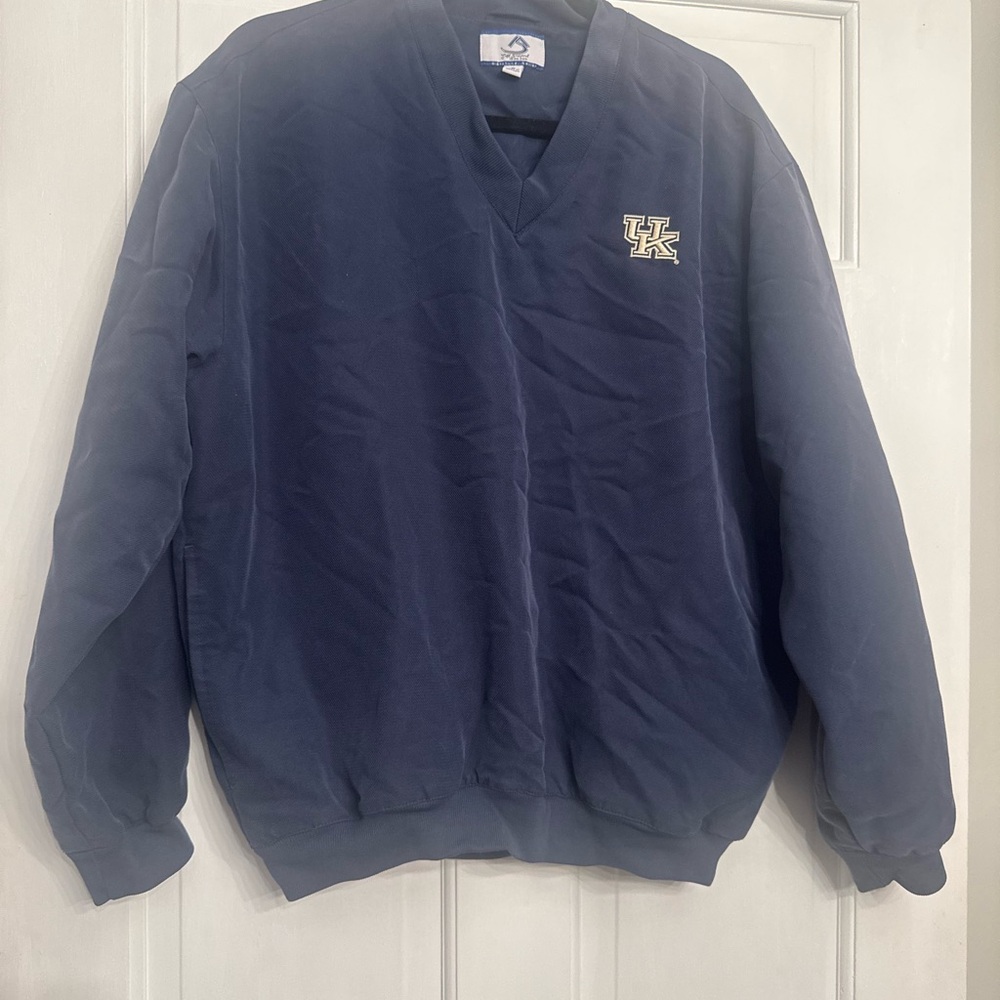 Vintage Blue V-Neck Kentucky pullover